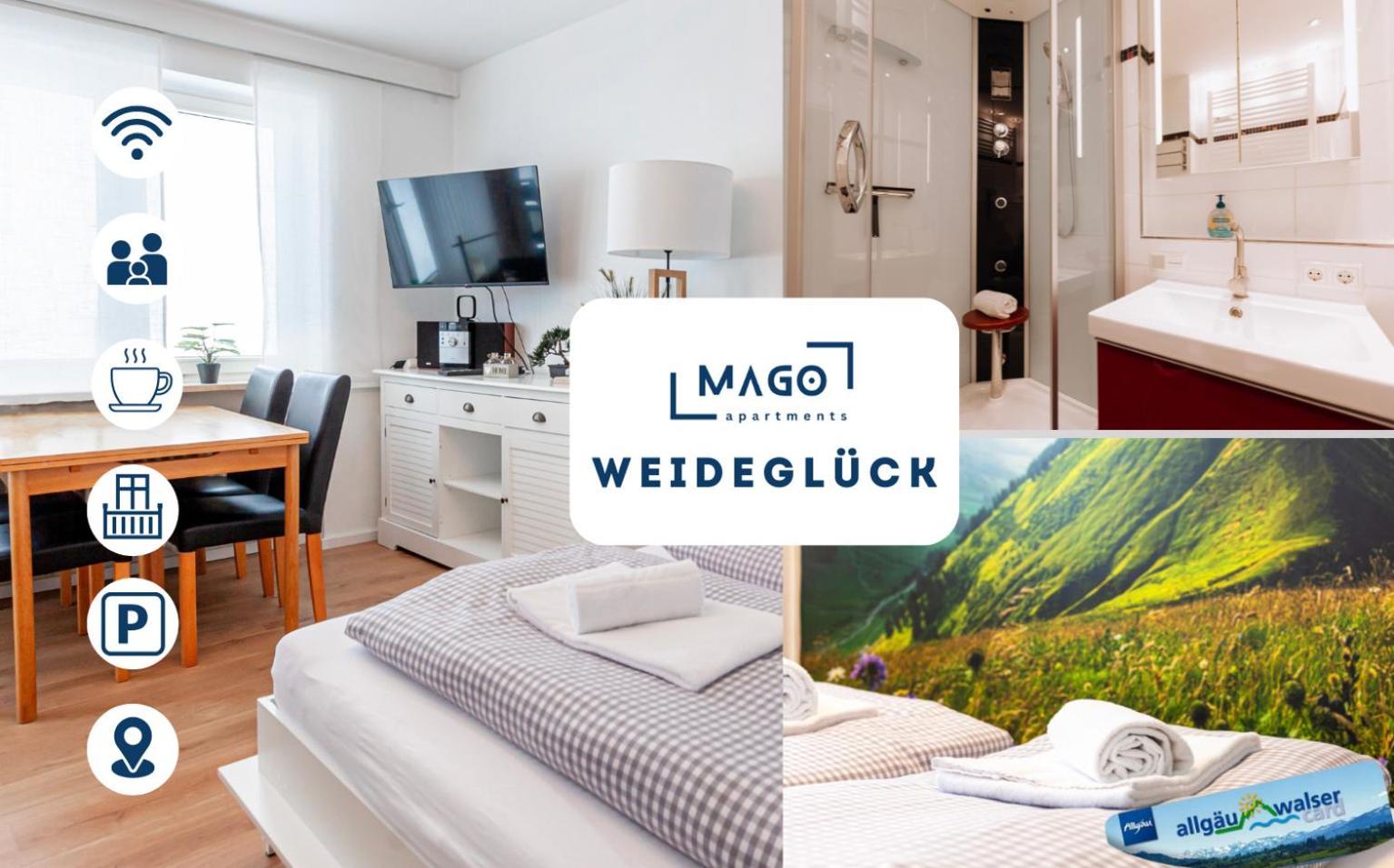 Weideglueck-Zentral-Dampfdusche Apartamento Oberstaufen Exterior foto